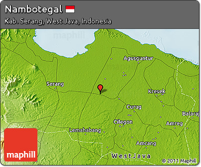 Physical 3D Map of Nambotegal