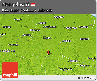 Physical 3D Map of Nangelasari