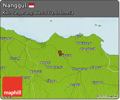 Physical 3D Map of Nanggul