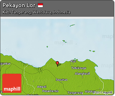Physical 3D Map of Pekayon Lor