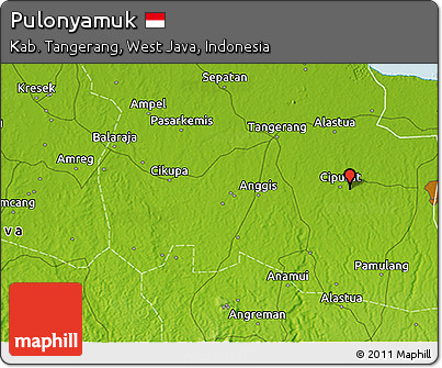 Physical 3D Map of Pulonyamuk