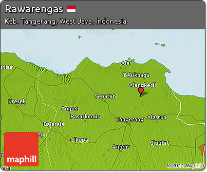Physical 3D Map of Rawarengas