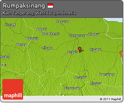 Physical 3D Map of Rumpaksinang