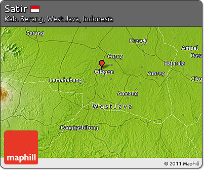 Physical 3D Map of Satir