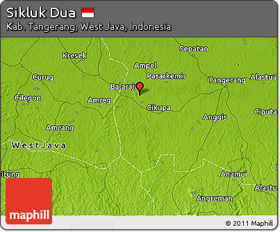 Physical 3D Map of Sikluk Dua