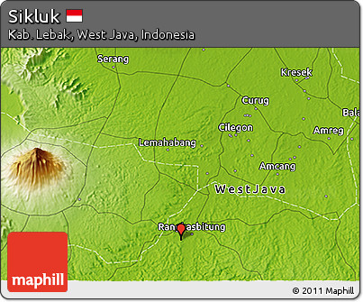 Physical 3D Map of Sikluk