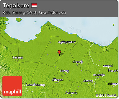 Physical 3D Map of Tegalsere