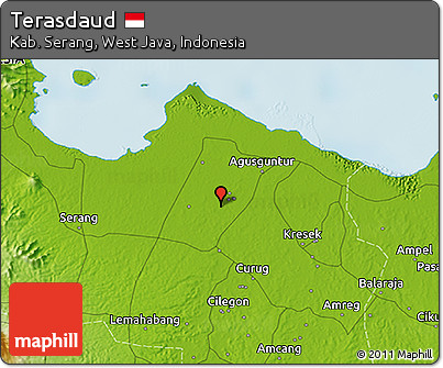 Physical 3D Map of Terasdaud