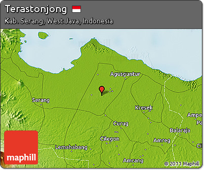 Physical 3D Map of Terastonjong