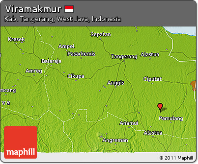 Physical 3D Map of Viramakmur