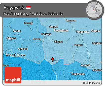 Political 3D Map of Bayawak
