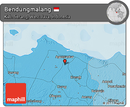 Political 3D Map of Bendungmalang