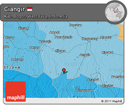 Political 3D Map of Ciangir
