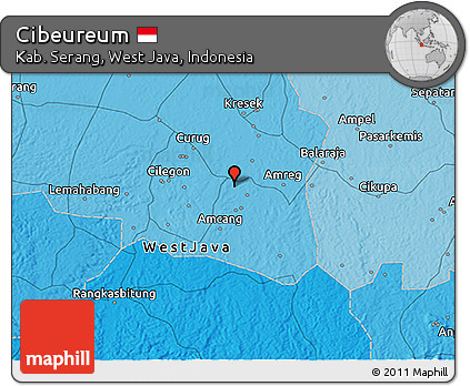 Political 3D Map of Cibeureum