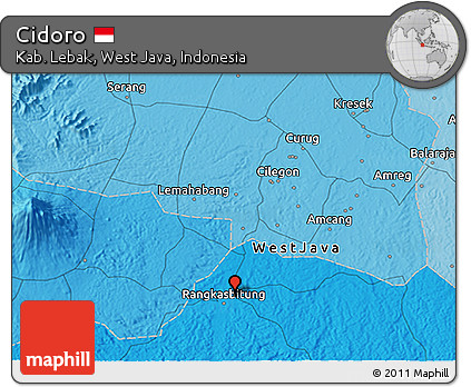 Political 3D Map of Cidoro
