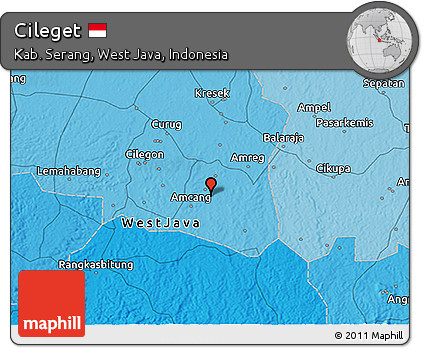 Political 3D Map of Cileget