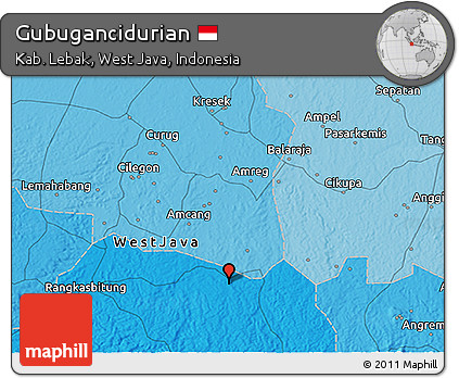 Political 3D Map of Gubugancidurian