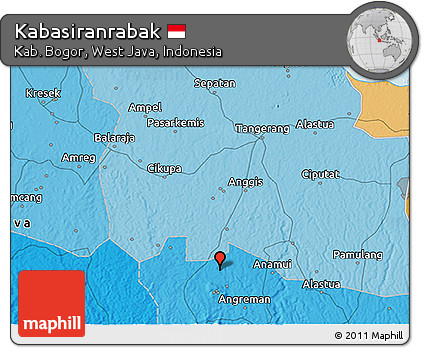 Political 3D Map of Kabasiranrabak