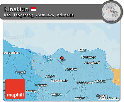 Political 3D Map of Kinakiun