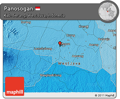 Political 3D Map of Panosogan