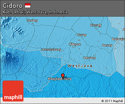 Political 3D Map of Cidoro