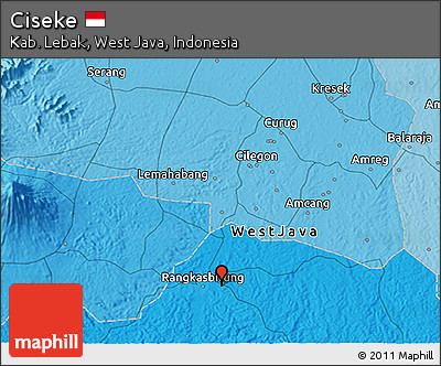 Political 3D Map of Ciseke