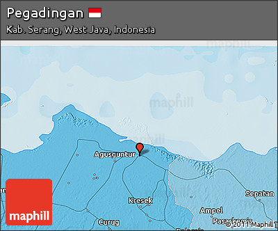 Political 3D Map of Pegadingan