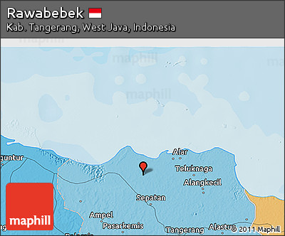 Political 3D Map of Rawabebek
