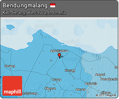 Political 3D Map of Bendungmalang