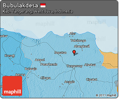 Political 3D Map of Bubulakdesa
