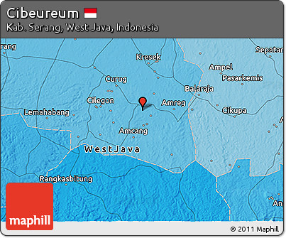 Political 3D Map of Cibeureum