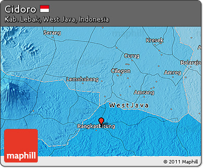 Political 3D Map of Cidoro