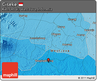 Political 3D Map of Ciseke