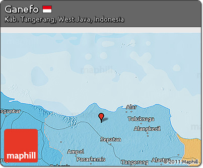 Political 3D Map of Ganefo