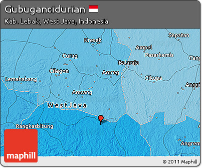 Political 3D Map of Gubugancidurian