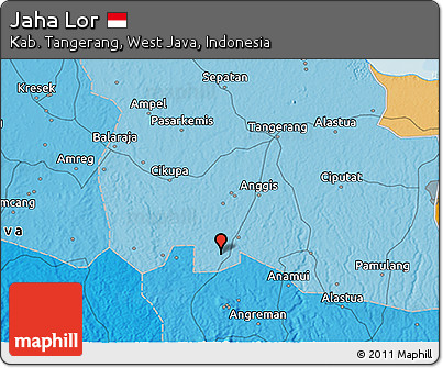 Political 3D Map of Jaha Lor