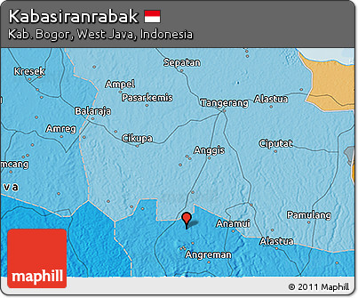 Political 3D Map of Kabasiranrabak