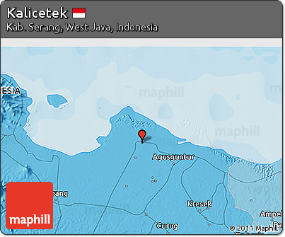 Political 3D Map of Kalicetek
