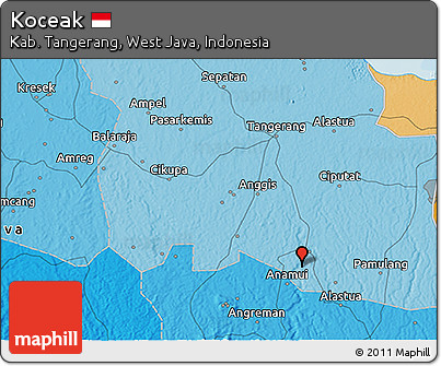 Political 3D Map of Koceak