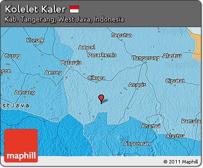 Political 3D Map of Kolelet Kaler