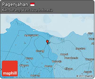 Political 3D Map of Pagenjahan