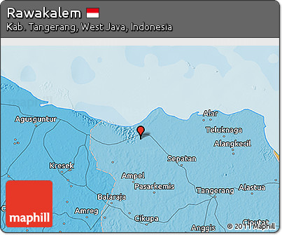 Political 3D Map of Rawakalem