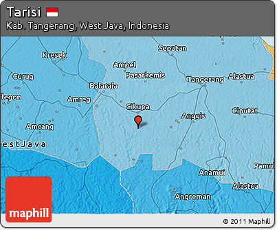 Political 3D Map of Tarisi