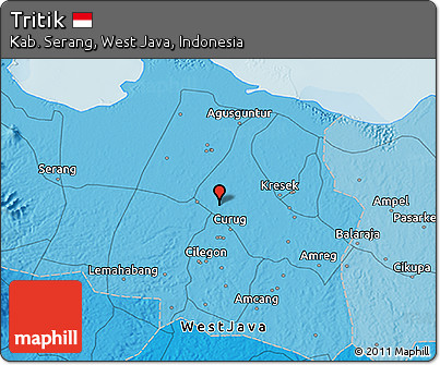 Political 3D Map of Tritik