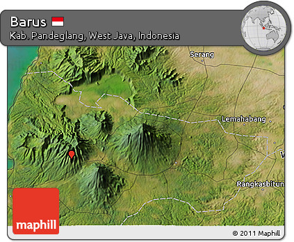 Satellite 3D Map of Barus