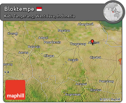 Satellite 3D Map of Bloktempe
