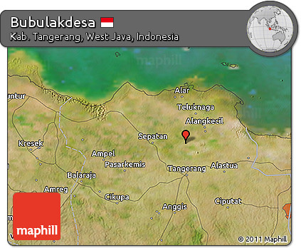 Satellite 3D Map of Bubulakdesa
