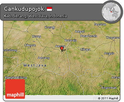 Satellite 3D Map of Cankudupojok