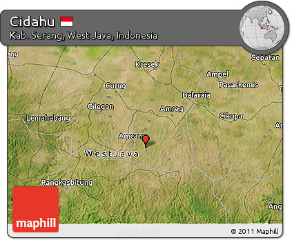 Satellite 3D Map of Cidahu