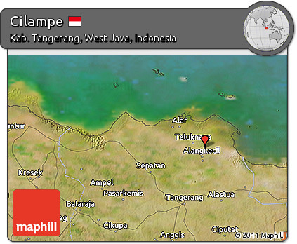 Satellite 3D Map of Cilampe